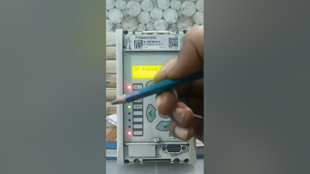 MiCOM P122 full setting - YouTube