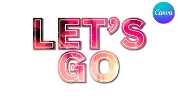 Transparent Text Effect With Outline Effect Inside Text - Canva Tutorial