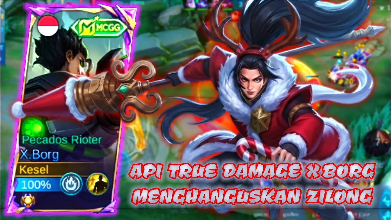 ZILONG KEBANTAI KENA API TRUE DAMAGE X BORG‼️ BEST BUILD XBORG 2025