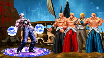 [KOF Mugen] Orochi Yamazaki vs Geese Howard Team