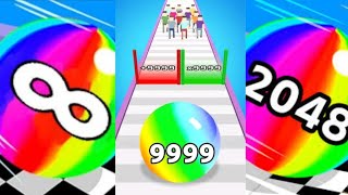 Max Levels- Ball Run 2048 vs Ball Run Infinity vs Ball Run Merge and Destroy INFINITY MODE