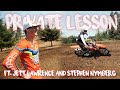 Jett lawrence teaches stephen nymberg some corner tips  motocross private lesson ep 36