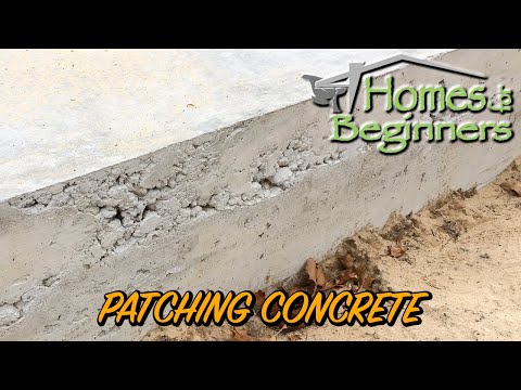 How to Repair Honeycombing or Holes in Concrete