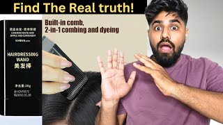 Reality of the viral Water proof hair dye stick