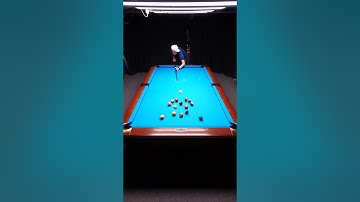 Perfect 8-ball pool break #8ballpool #billiards #funny #tricks
