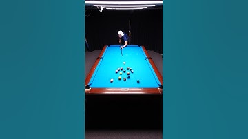 Perfect 8-ball pool break #8ballpool #billiards #funny #tricks