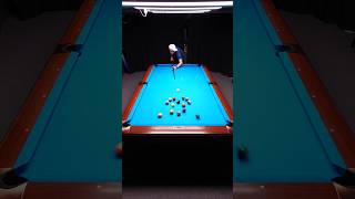 Perfect 8-ball pool break #8ballpool #billiards #funny #tricks