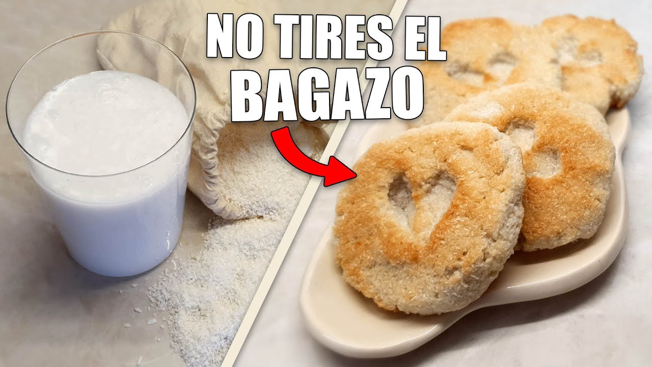 LECHE DE COCO + GALLETITAS CON EL BAGAZO - soyvelen - YouTube