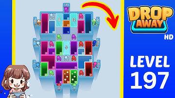 Drop Away Level 197 Solution Walkthrough