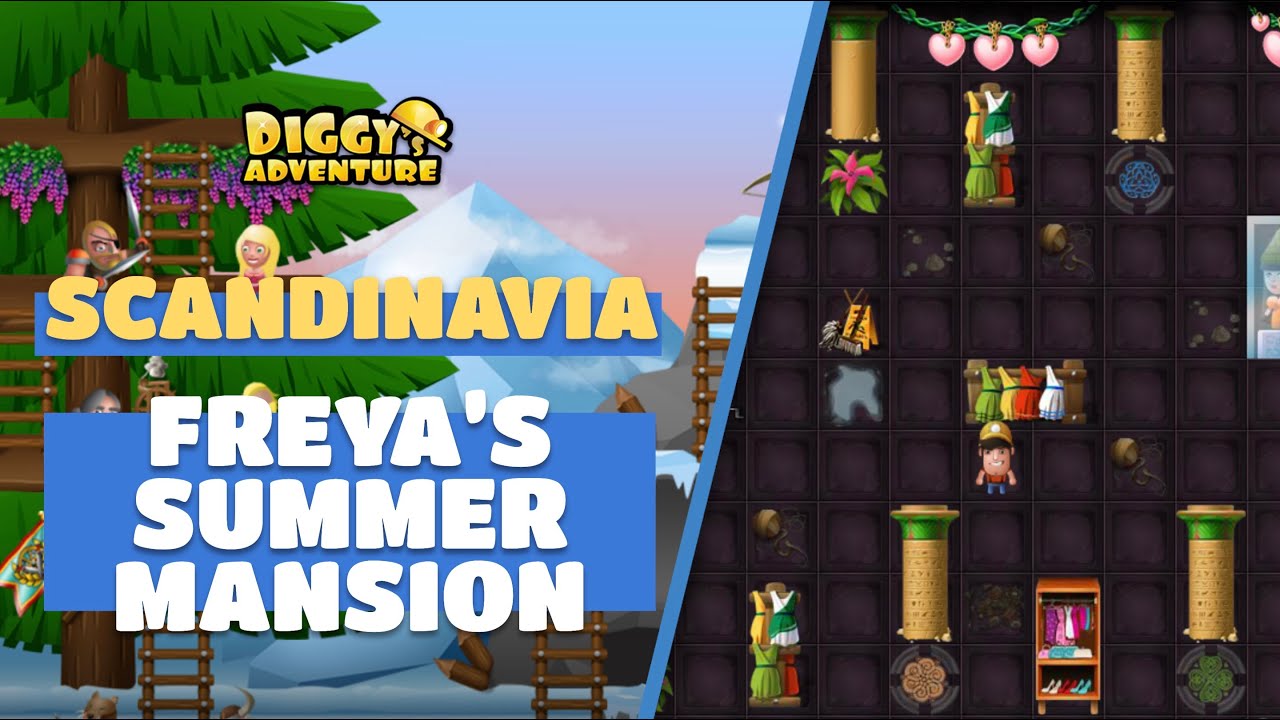FREYA’S SUMMER MANSION | Diggy's Adventure # 000 514
