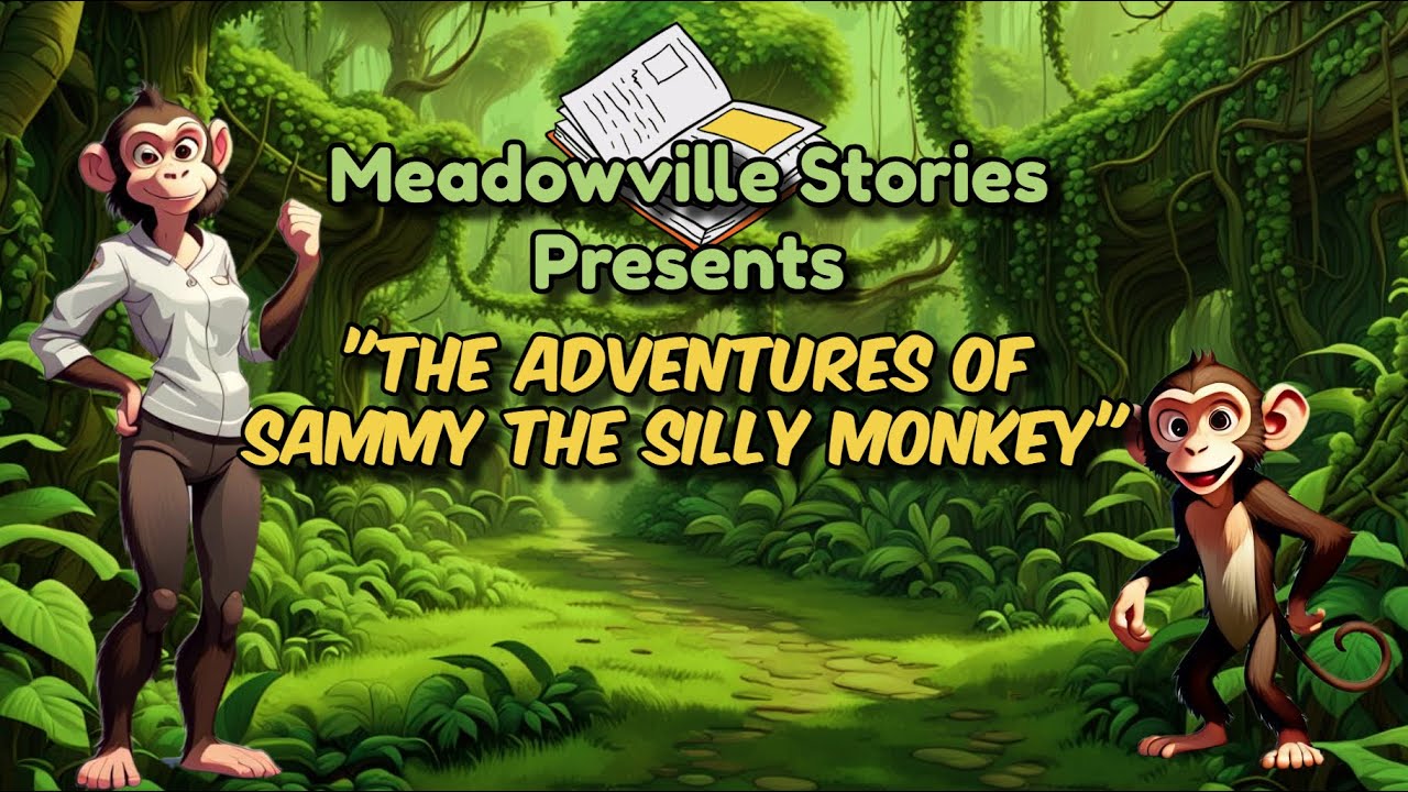 The Adventures of Sammy the Silly Monkey 🐒📖  Children's Story - Learning Lessons