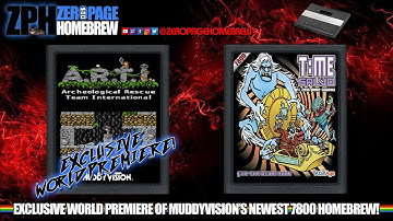 A.R.T.I. (2022 Exclusive World Premiere WIP), T:ME Salvo (2016 Retail): Atari 7800 Homebrew