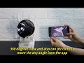 Wireless WiFi solar PTZ CCTV Survilance camera
