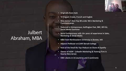 LinkedIn for Beginners by Julbert Abraham, MBA.
