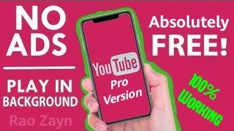 Use Youtube Without ADS! || How to play YouTube videos in Background