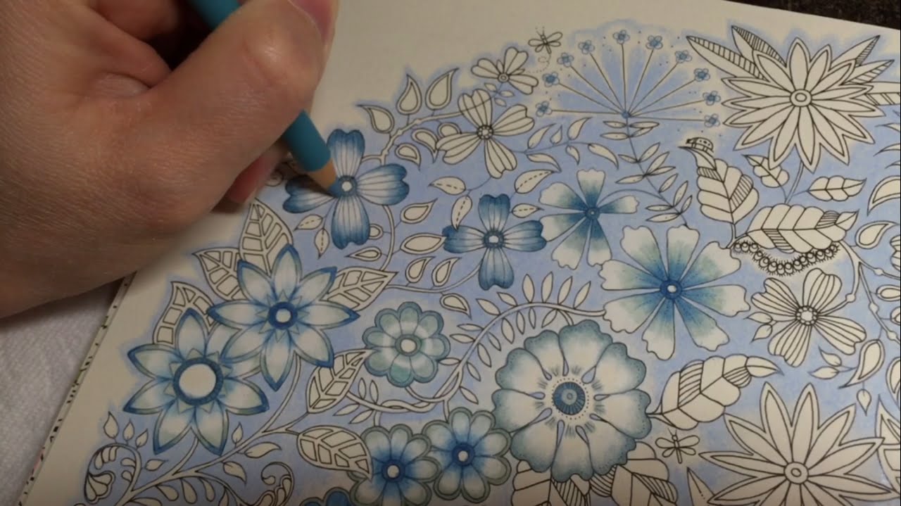 Blue Vintage Flowers Coloring Part 4 4 Secret Garden Coloring Book Secret Garden Colouring Gardens Coloring Book Blue Vintage Flowers Coloring Part 4 4 Secret Garden Coloring Book Secret Garden Colouring Gardens Coloring Book