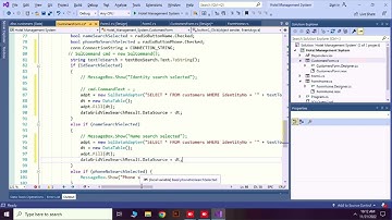 How to search Data from SQL Database and retrieve/show those data in DataGridView in Visual C# .NET