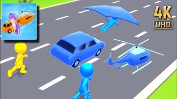 Shape shifting - All Levels Gameplay iOS and Android (Levels 3-4) Ultra HD 4K