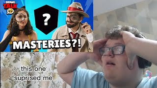 Reacting to @BrawlStars Brawl Talk: 2 Brawlers, MASTERIES, Titles, and MORE!