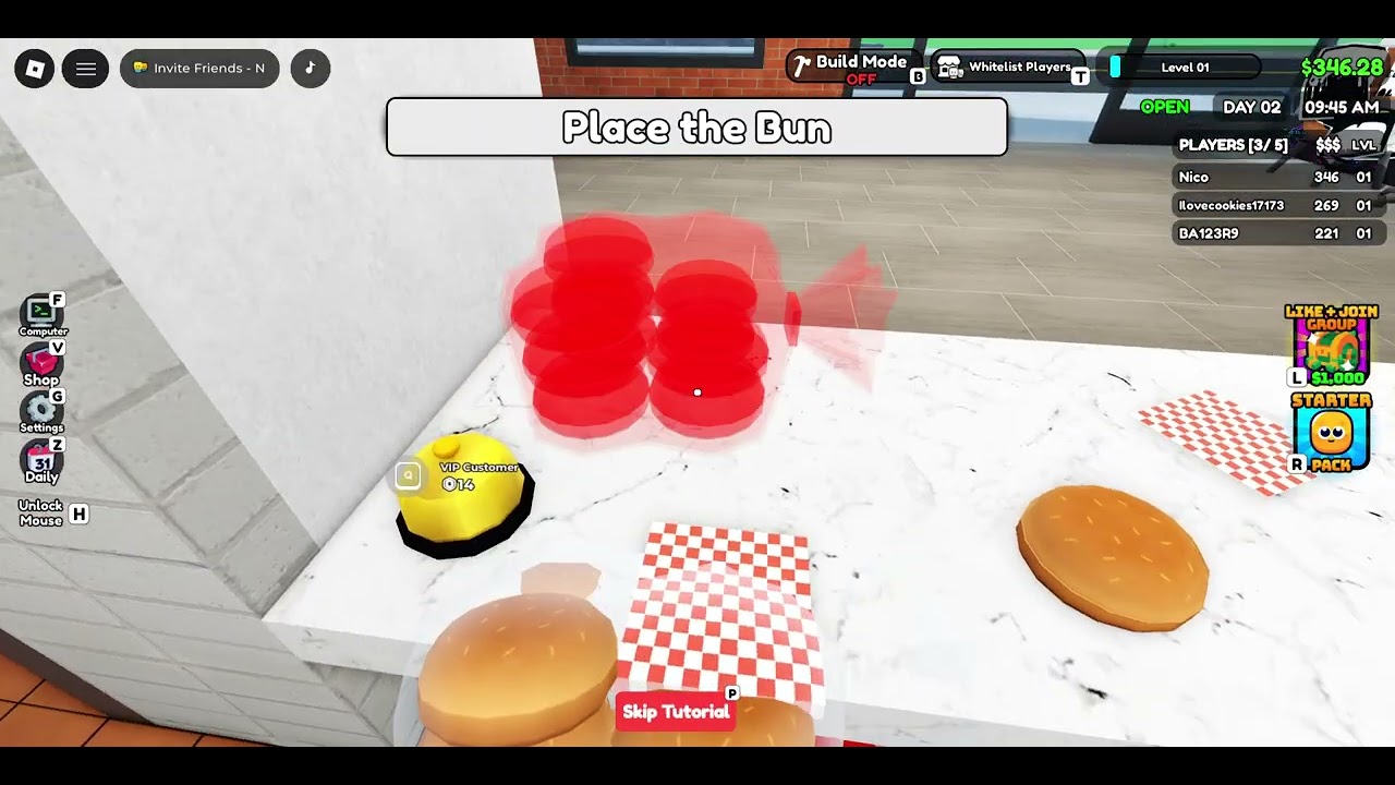 Playing fast food simulater :)