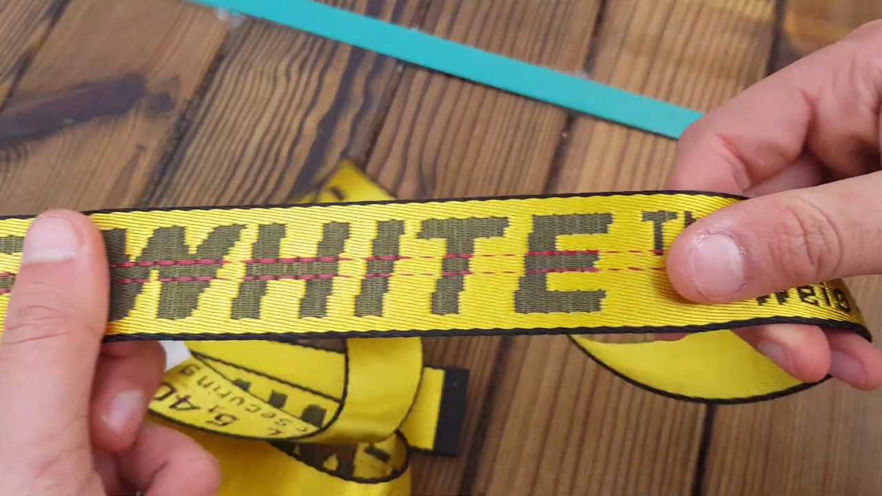 off white belt fake