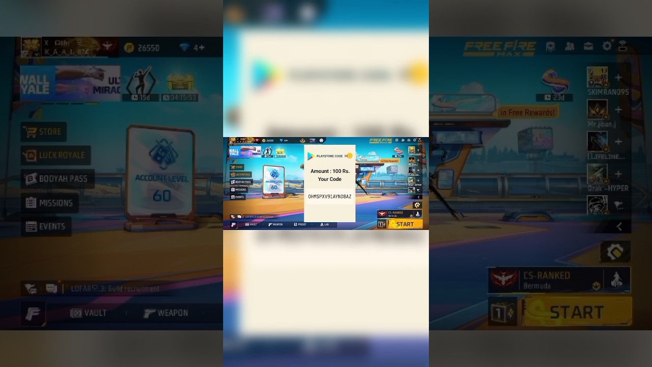 free redeem code of 20 and 21 june