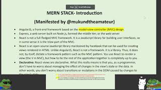 MERN Stack - Introduction [ Lecture 1 ]