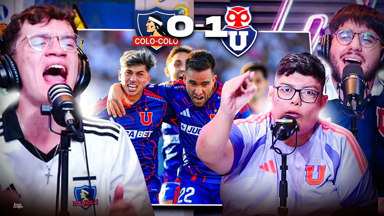 ¡VERGÜENZA! 🤬 COLO COLO vs U. DE CHILE | REACCIONES DE HINCHA ALBO y de HINCHAS de la 