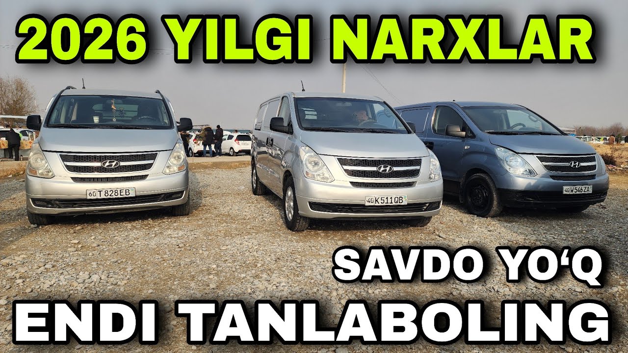 5 YANVAR 2026  FARGONA MASHINA BOZORIDA ENDI MASHINA MINAMI HUNDAY STAREKIS MERSEDES VITO HONDA