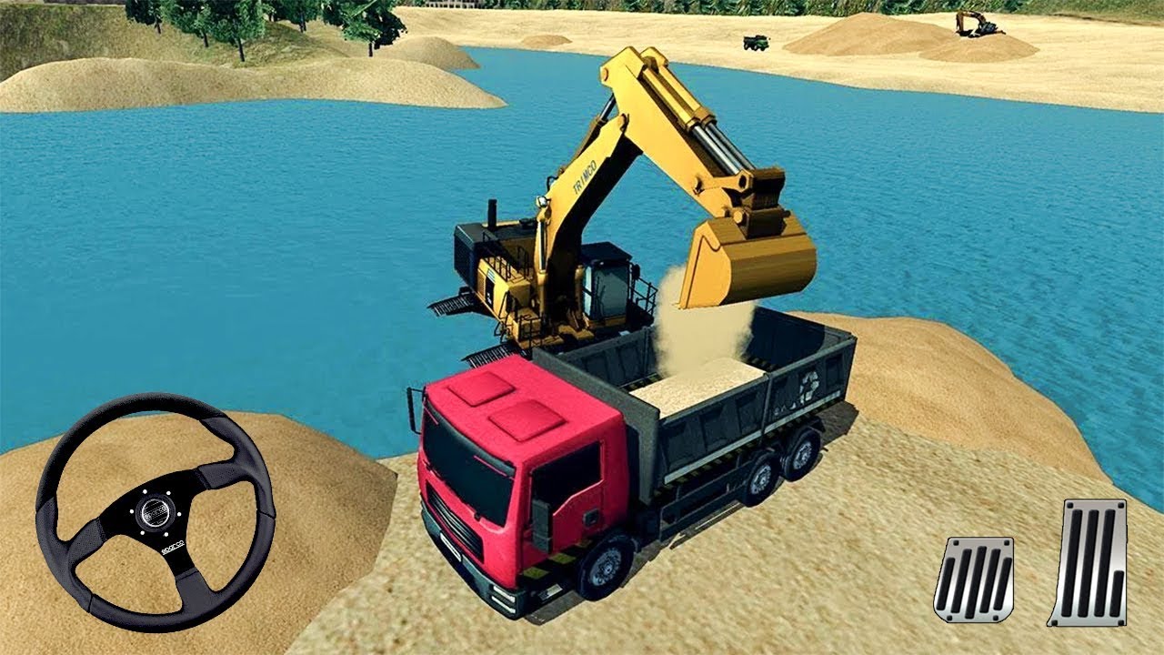 Real Excavator  Truck SIM Heavy  Excavator  Simulator  