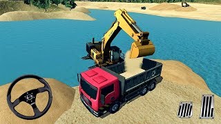 Real Excavator & Truck SIM - Heavy Excavator Simulator - Android Gameplay [HD] screenshot 5