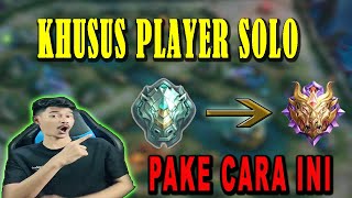 CARA PUSH RANK SOLO KE MYTHIC GLORY AUTO MENANG  -MOBILE LEGENDS #MLBB #MOBILELEGENDS