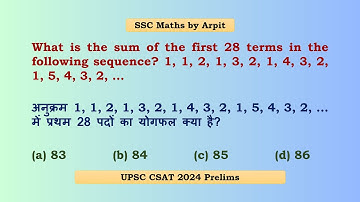 What is the sum of the first 28 terms in the following sequence? 1,1,2,1,3,2,1,4,3,2,1,5,4,3,2,...