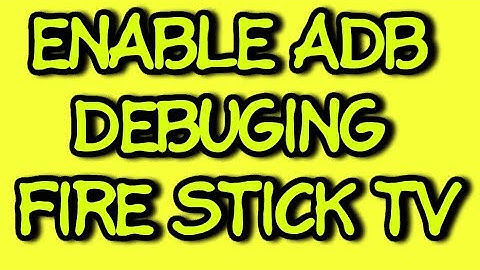 Enable Developer Usb ADB Debuging and Install from unknown souces in Fire Stick TV Amazon fire tv