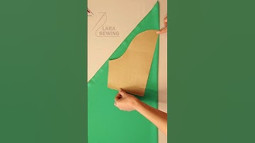 sewing tips and tricks practical butterfly sleeve cut  #sewing #tips #tricks #idae #sewingtutorial