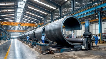 Unbelievable Power: Bending a 56mm Thick Plate into a Perfect Curve. Machining & Welding Explained