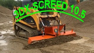 3DX-SCREED 10.5 laser grader gps