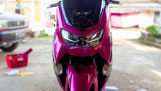 Pasang skotlet pink magenta yamaha nmax full body / vinyl sticker wrap nmax screenshot 4