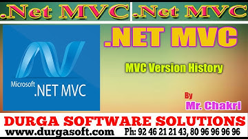 .Net MVC | MVC Version History by Chakri