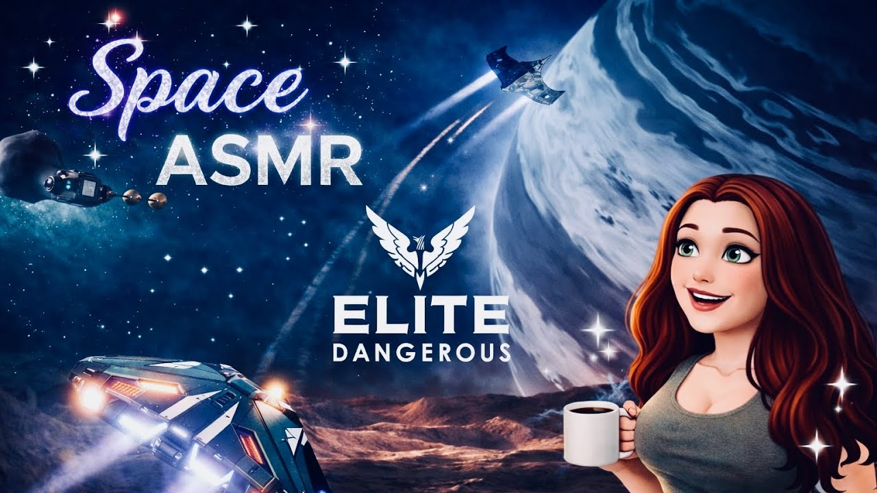 Elite Dangerous | ✨ space ASMR | galactic cartography + fuel scooping stars