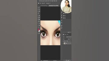 Remove Red Eye In Adobe Photoshop #trending #photoshopshort #adobe