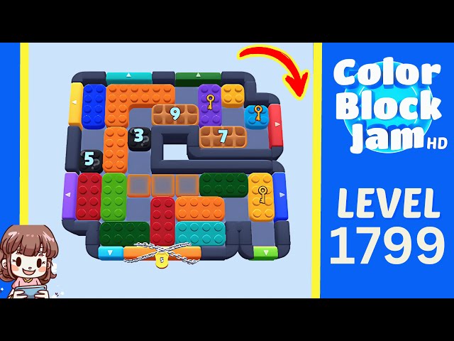 Color Block Jam Level 881 (1799) Solution Walkthrough - YouTube