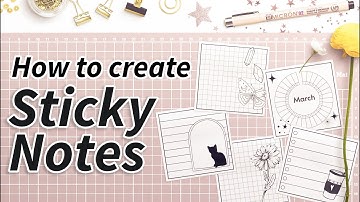 Create Custom Sticky Notes on Planify Pro - STICKY NOTE IDEAS