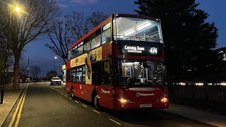 Full Route Visual - Route 474 - Canning Town, Hermit Road to Manor Park - 15106 (LX09 FCZ)