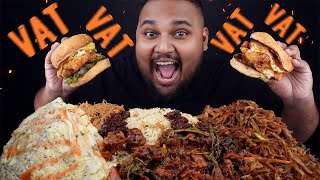18% VAT නැතුව කමු  Koththu Rice Chicken Noodles burgers Devilled Omelette | sri lankan food | chama
