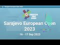 DRAW - Sarajevo European Open 2023