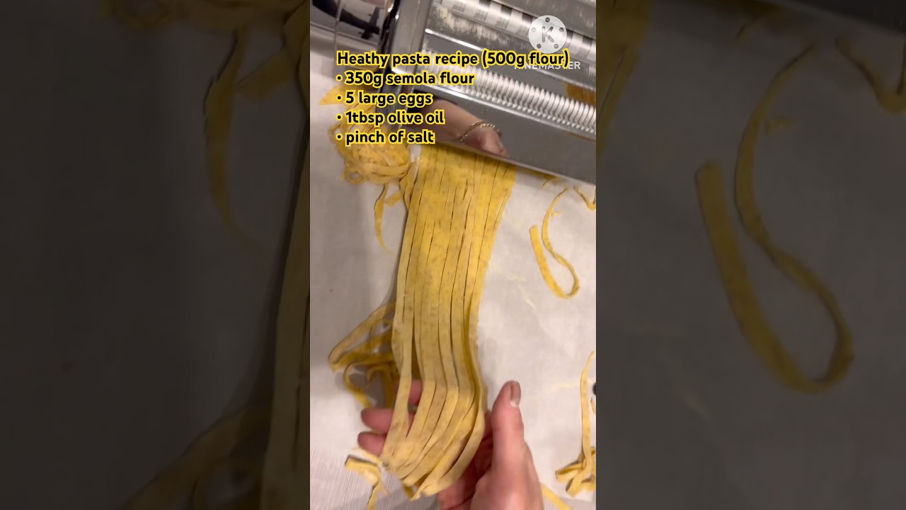 Healthy Fresh Pasta with Semola & Oats | Atlas Motor Pasta Machine