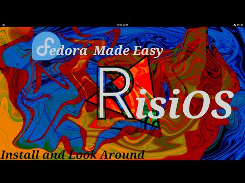 RisiOS Install and Look Around