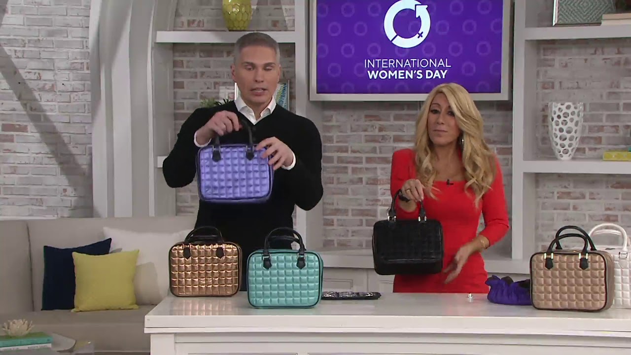 Gold & Silver Safekeeper Jewelry Case by Lori Greiner on QVC YouTube