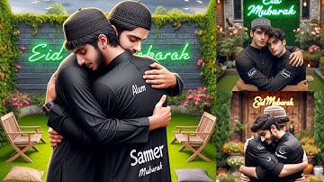 New Style Eid 🌙Mubarak 3D AI photo Editing Just 1 Click me Bnaye | Trending 3D Ai Photo Editing 2024